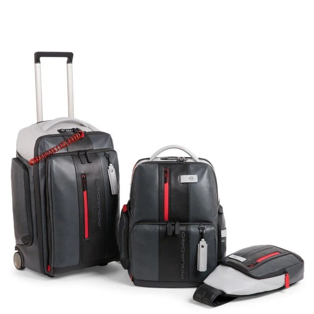 Рюкзак для ноутбука Piquadro BAGMOTIC (BM) Grey-Black CA4550UB00BM_GRN - Фото 4 Рюкзак для ноутбука Piquadro BAGMOTIC (BM) Grey-Black CA4550UB00BM_GRN - изображение 4
