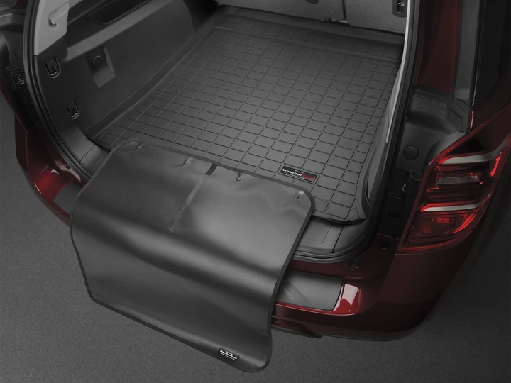 Коврик в багажник с накидкой Ford Mustang 2015 - 2018 черный WeatherTech 40727SK - изображение 5