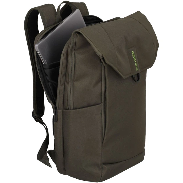 Рюкзак для ноутбука Travelite Pathway Fold 24 л Olive TL096413-86 - Фото 7 Рюкзак для ноутбука Travelite Pathway Fold 24 л Olive TL096413-86 - изображение 7