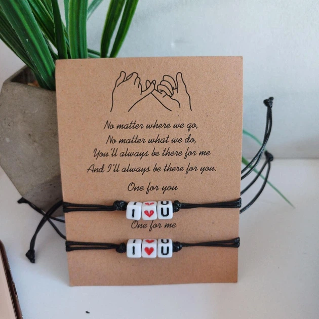 Парные браслеты для влюбленных на затяжках I love you - Фото 8 Парные браслеты для влюбленных на затяжках I love you - изображение 8