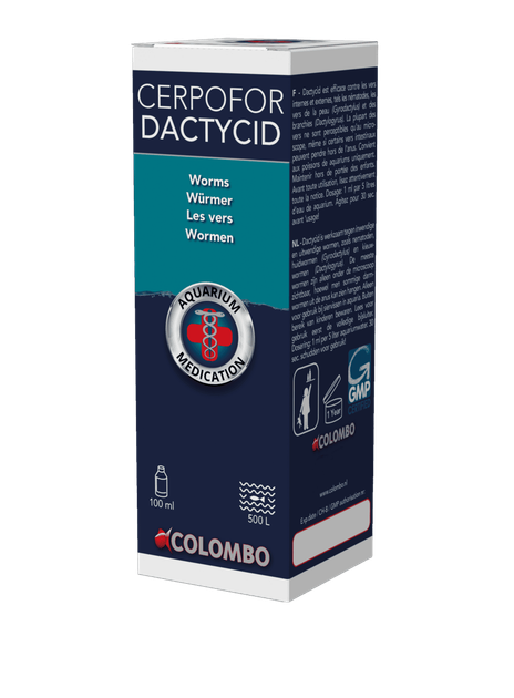 Засіб проти внутрішніх та зовнішніх глистів риб CERPOFOR DACTYCID 100 ML-500 L (A5010755) - Фото 1 Засіб проти внутрішніх та зовнішніх глистів риб CERPOFOR DACTYCID 100 ML-500 L (A5010755) - зображення 1