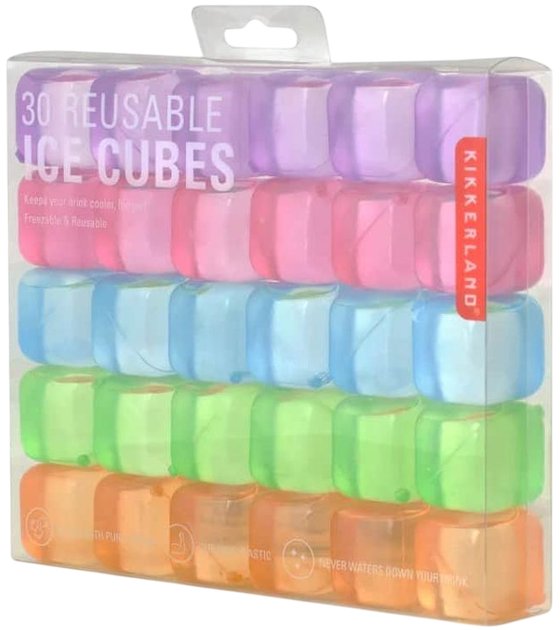 Форми для льоду Kikkerland Reusable Ice Cubes 30 шт. (0612615084230) - зображення 2