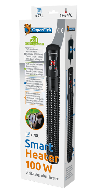Обігрівач для акваріума SMART HEATER 100 WATT (A4030180) - Фото 2 Обігрівач для акваріума SMART HEATER 100 WATT (A4030180) - изображение 2