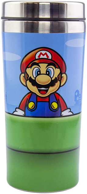 Kubek termiczny Paladone Nintendo - Super Mario Warp Pipe 450 ml (5055964738426) - obraz 1