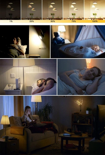 Розумна світлодіодна лампа Xiaomi Philips LED COLOR Wi-Fi Smart Bulb 7.5Вт E27 (керування зі смартфону) GPX4017RT CN - зображення 6