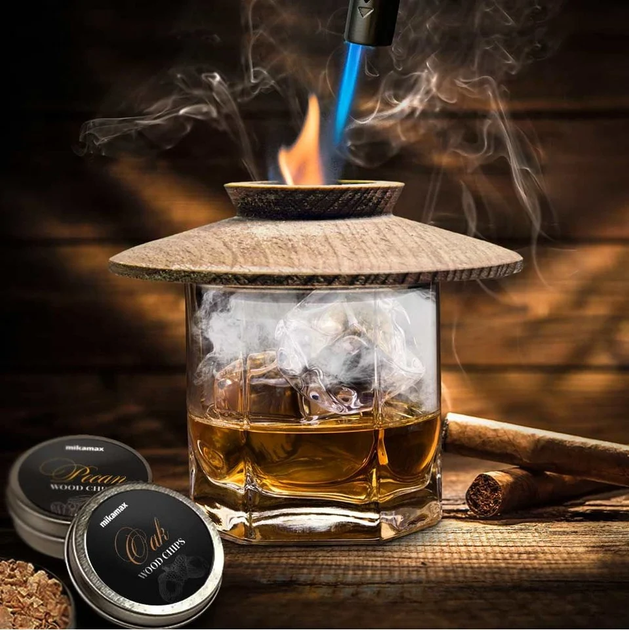 Zestaw do wędzenia Mikamax Whiskey Smoker (8719481358518) - obraz 4