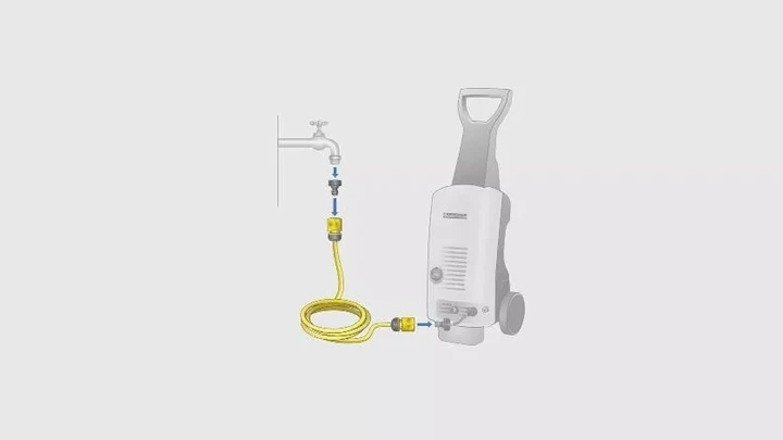 Комплект Karcher&nbsp;для подключения минимойки шланг 10 м + 2 коннектора 2.645-156.0 - изображение 3