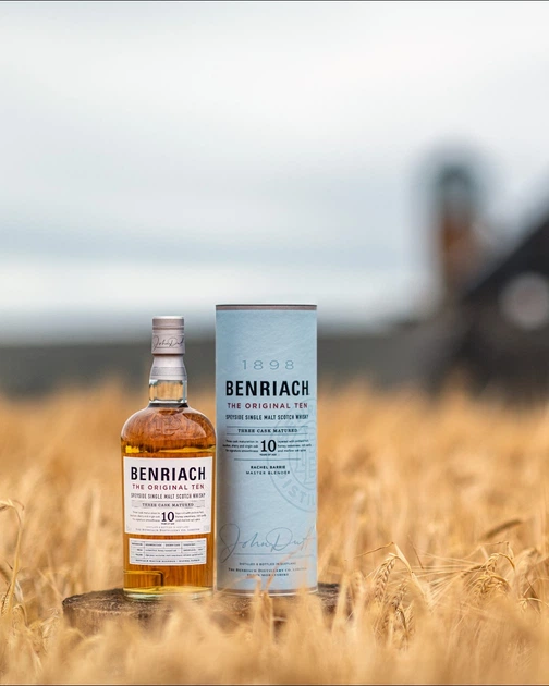 Виски Benriach 10 YO 0.7 л 43% в тубусе (5060399680547) – фото