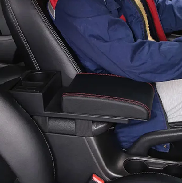 Підлокітник універсальний для авто оснащений подвійним USB-портом та вбудованим 1-метровим шнуром USB - зображення 3