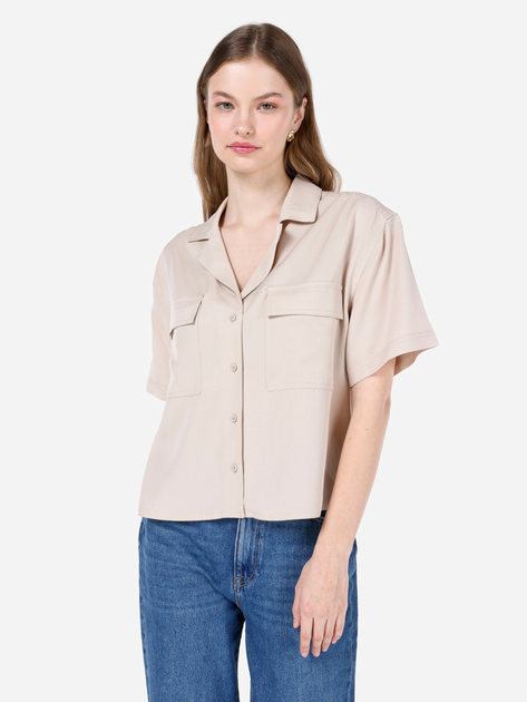 Сорочка оверсайз жіноча Colin's CL1068238BEI XS Beige від Rozetka на платформі USKIDKA Акція на Сорочка оверсайз жіноча Colin's CL1068238BEI XS Beige від Rozetka