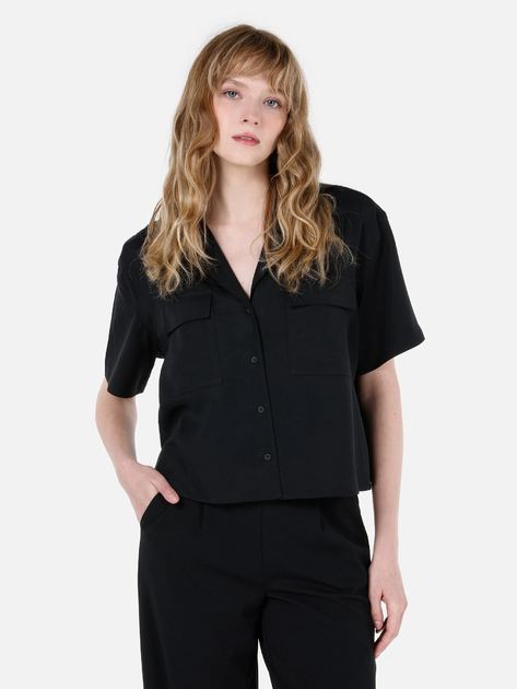 Сорочка оверсайз жіноча Colin's CL1068238BLK L Black від Rozetka на платформі USKIDKA Акція на Сорочка оверсайз жіноча Colin's CL1068238BLK L Black від Rozetka