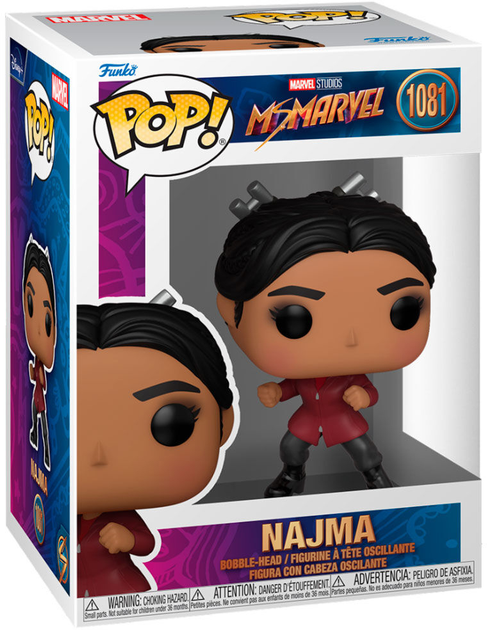 Figurka Funko Pop! Marvel Ms Marvel Najma 9 cm (889698594998) - obraz 1