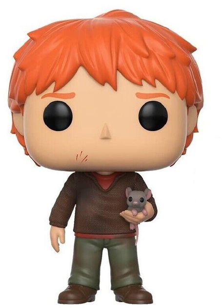 Figurka Funko Pop! Harry Potter Ron Weasley with Scabbers 9 cm (889698149389) - obraz 3