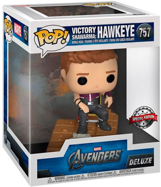 Фігурка Funko Pop! Marvel Avengers Hawkeye Victory Shawarma Exclusive 9 см (889698549004) - зображення 1