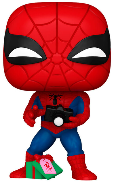 Figurka Funko Pop! Marvel Spider-Man with Gift 9 cm (889698828772) - obraz 2