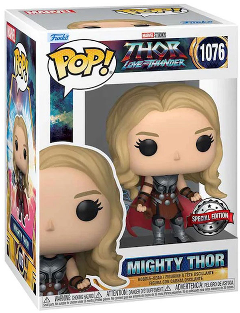 Фігурка Funko Pop! Marvel Thor Love and Thunder Mighty Thor Exclusive 9 см (889698650120) - зображення 1