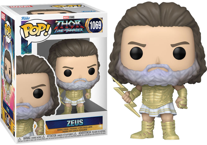 Figurka Funko Pop! Marvel Thor Love and Thunder Zeus 9 cm (889698650113) - obraz 2