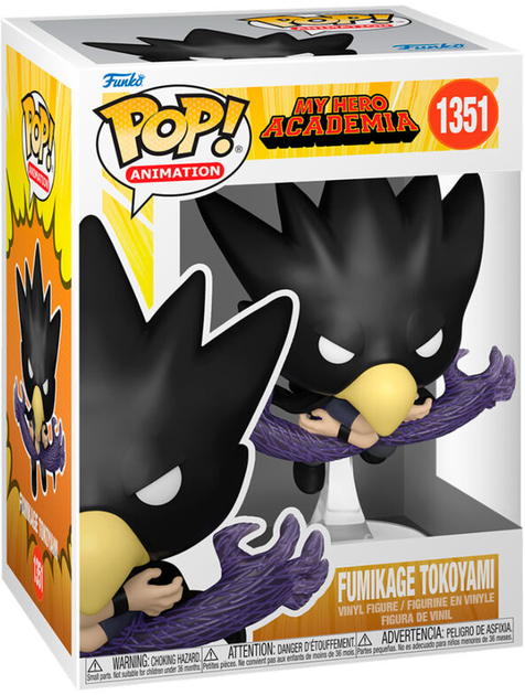 Фігурка Funko Pop! My Hero Academia Fumikage Tokoyami 9 см (889698673327) - зображення 1