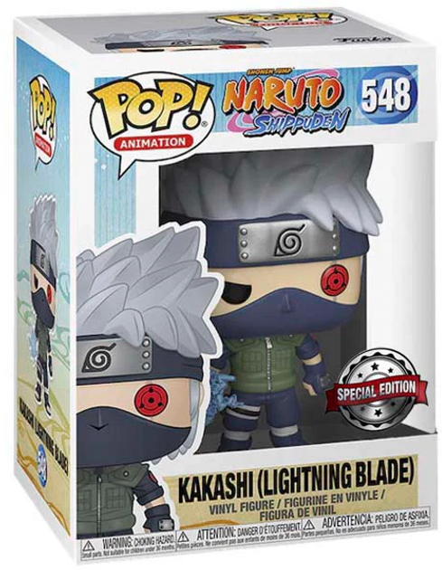 Figurka Funko Pop! Naruto Shippuden Kakashi Lightning Blade Exclusive 9 cm (889698389822) - obraz 1