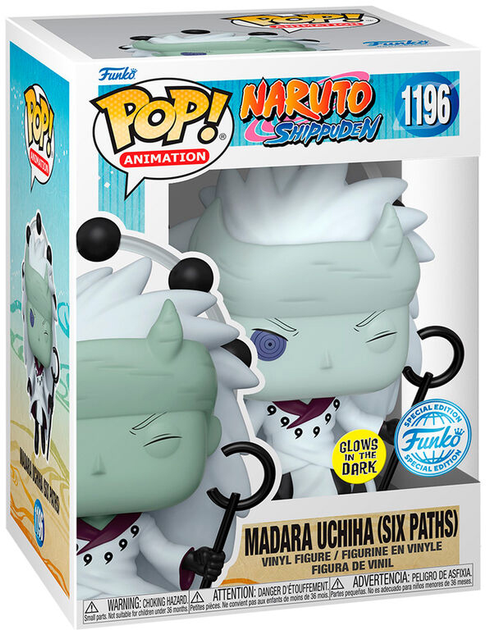 Фігурка Funko Pop! Naruto Shippuden Madara Uchiha Exclusive 9 см (889698603331) - зображення 1