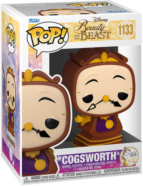 Фігурка Funko Pop! Disney Beauty and the Beast Cogsworth 9 см (889698575829) - зображення 1