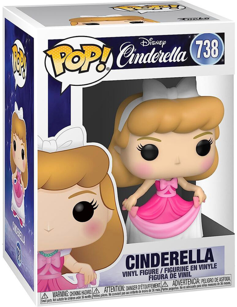 Фігурка Funko Pop! Disney Cinderella in Pink Dress 9 см (889698456494) - зображення 1