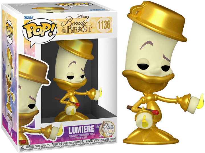 Figurka Funko Pop! Disney Beauty and the Beast Lumiere 9 cm (889698575867) - obraz 2