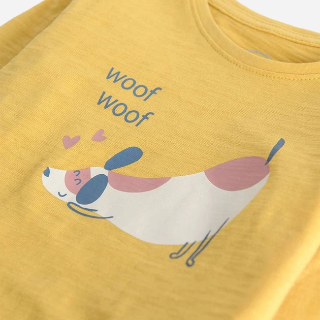 Koszulka z długim rękawem dziewczęca Cool Club CCG2410329 122 cm Żółta (5903977145833) - obraz 2