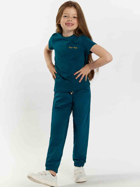 Koszulka młodzieżowa dziewczęca Tup Tup 101500-3210 140 cm Turkusowa (5907744499921) - obraz 3