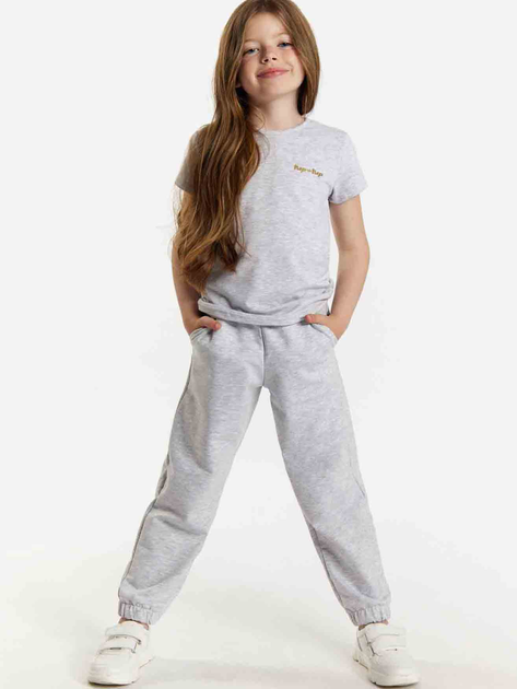 Koszulka młodzieżowa dziewczęca Tup Tup 101500-8110 140 cm Szara (5907744500122) - obraz 3
