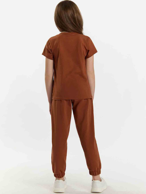 Підліткова футболка для дівчинки Tup Tup 101500-4620 152 см Коричнева (5907744500344) - зображення 4