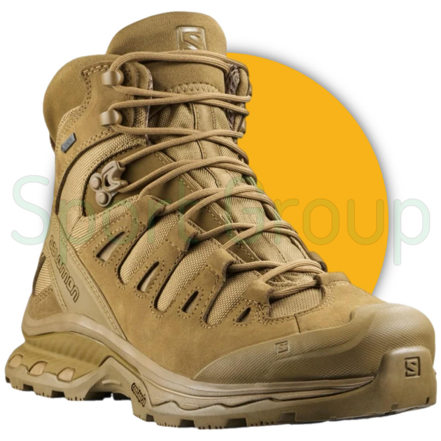 Ботинки тактические Salomon Quest 4D Forces 2 Coyote Brown без гортексу (Койот) UK 14/EU 49.5 - изображение 2