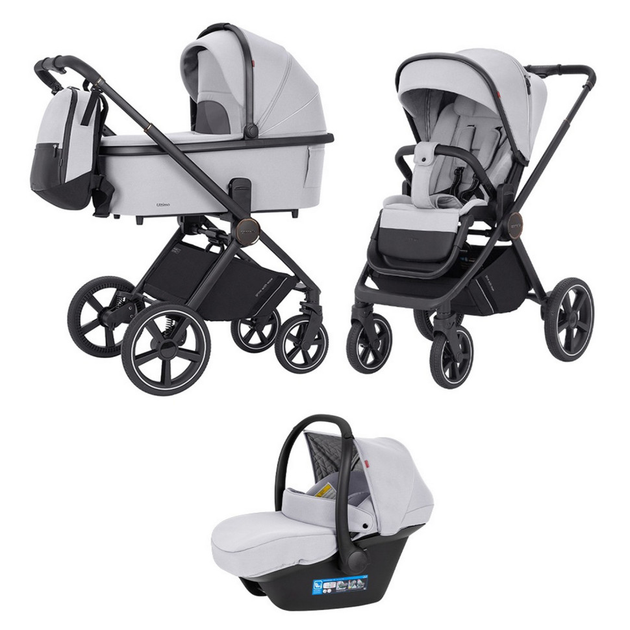 Детская универсальная коляска 3 в 1 Ultimo CRL-6519 CARRELLO CRL-6519 Arctic Grey - изображение 1