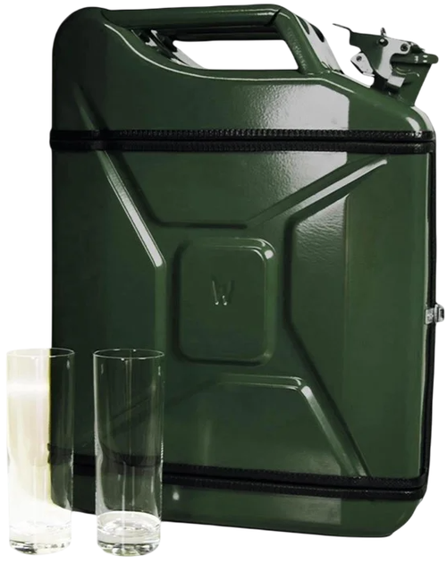 Подарунковий набір Mikamax Jerrycan – Mix Drink Bar Green (8719481354374) - зображення 1