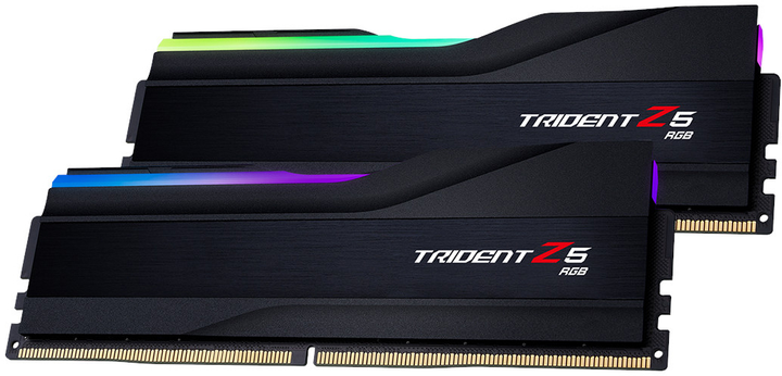 Pamięć RAM G.Skill DDR5-5600 32768MB PC5-44800 (Kit of 2x16384) Trident Z5 RGB Black (F5-5600J2834F16GX2-TZ5RK) - obraz 3