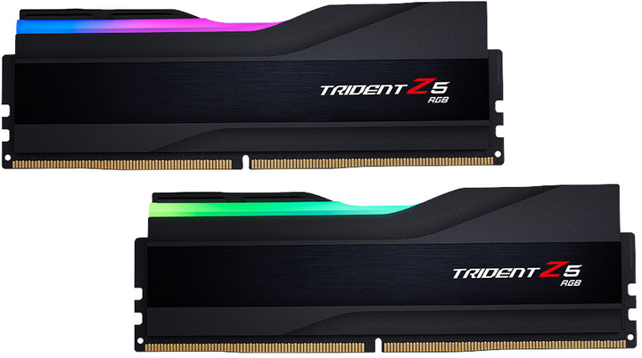 Оперативна пам'ять G.Skill DDR5-6000 65536MB PC5-48000 (Kit of 2x32768) Trident Z5 RGB Black (F5-6000J3636F32GX2-TZ5RK) - зображення 1