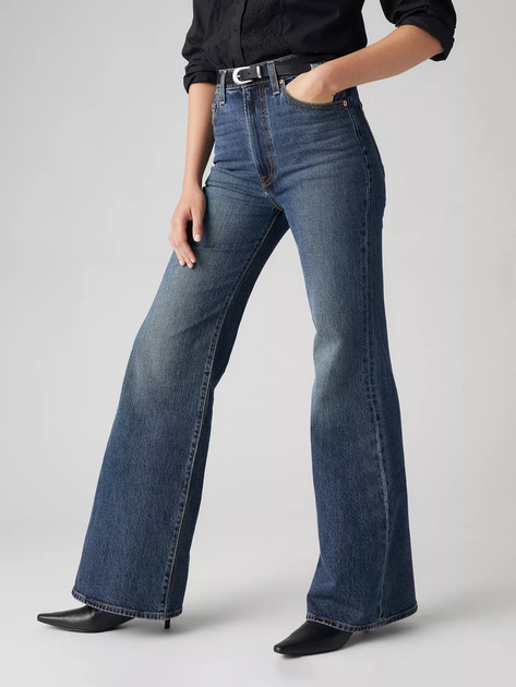 Джинси Кльош жіночі Levi`s Ribcage Bell Jeans A7503-0019 26-32 Romantic Story (5401187001494) - зображення 6