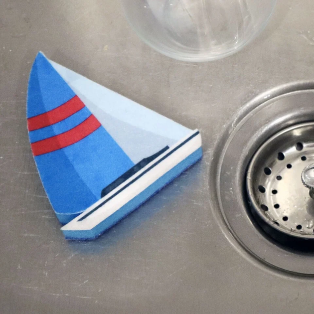 Набір губок Kikkerland Nautical Sponges 2 шт. (0612615122352)   - зображення 6