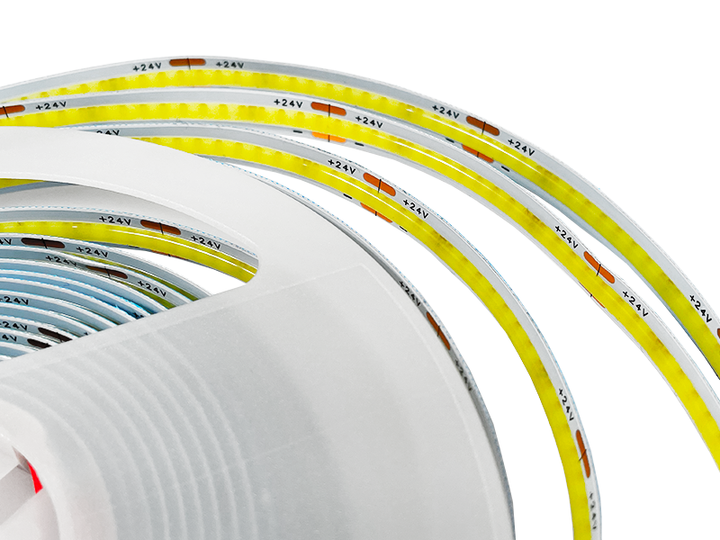Світлодіодна стрічка COB 320led-8mm-24V IP20 10W/m 1160lm/m LEDUA білий - зображення 5