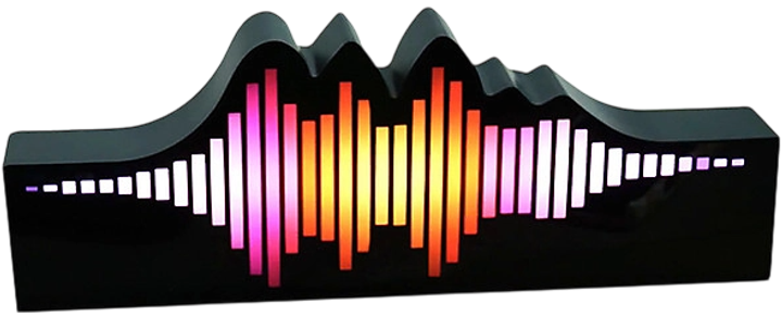 Lampka Fizz Creation Sound Wave - Logo Light (5060949249071) - obraz 1