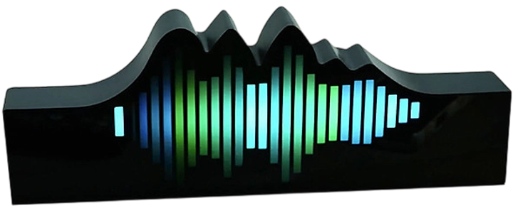 Lampka Fizz Creation Sound Wave - Logo Light (5060949249071) - obraz 2