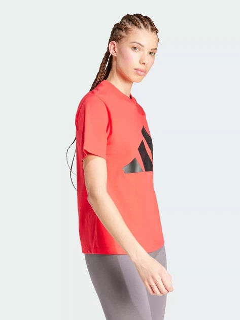Футболка хлопковая женская Adidas W Bl Sj T JC5723 S Purrub/Black (4067891021008) - Фото 3 Футболка хлопковая женская Adidas W Bl Sj T JC5723 S Purrub/Black (4067891021008) - изображение 3