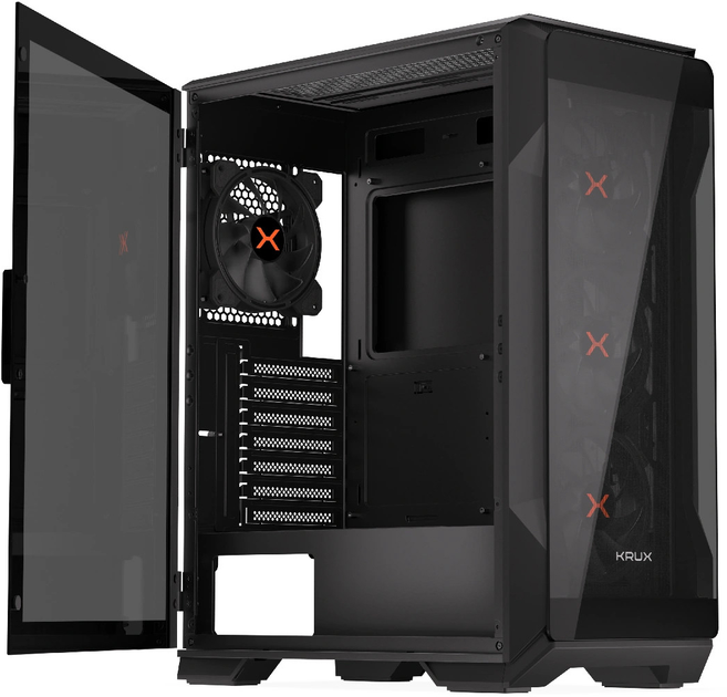 Obudowa Krux Heko ARGB Black (KRXD001) - obraz 4