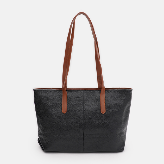 Сумка шоппер женская из натуральной кожи Vintage leather-22281 Черная 