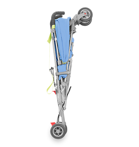 Коляска прогулочная MACLAREN QUEST Marina/Limeade, цвет голубой с салатовым (WD1G040582) - изображение 7