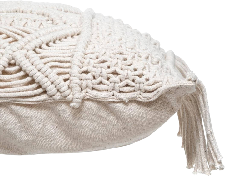 Poduszka dekoracyjna Atmosphera Macrame z frędzlami 30 x 50 cm (3560237545707) - obraz 3