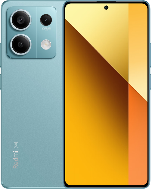 Smartfon Xiaomi Redmi Note 13 5G 6/128GB Ocean Teal (6941812755266) - obraz 1