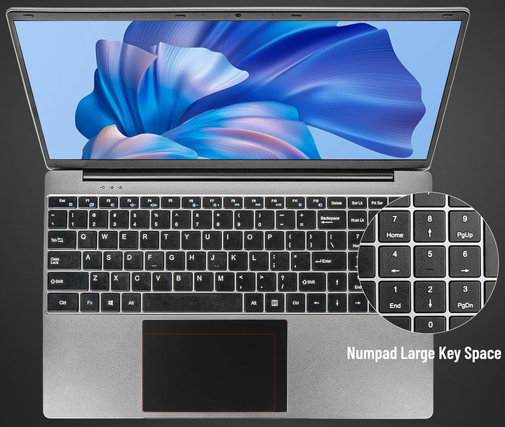 Ноутбук 15.6" Hcjip Intel Celeron N5095A RAM 16GB SSD 512GB Windows 11 (UKR) - зображення 3