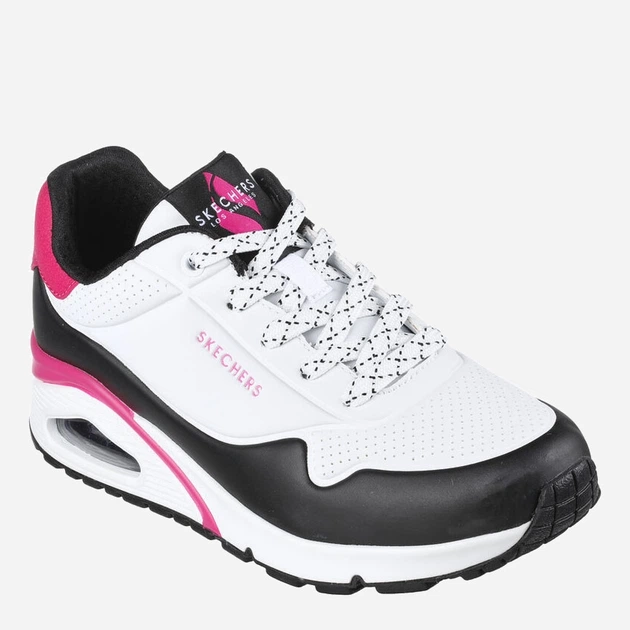 Sneakersy damskie Skechers 155593-WNPK 40 (10US) 27 cm Biały/Różowy (195969715031) - obraz 2
