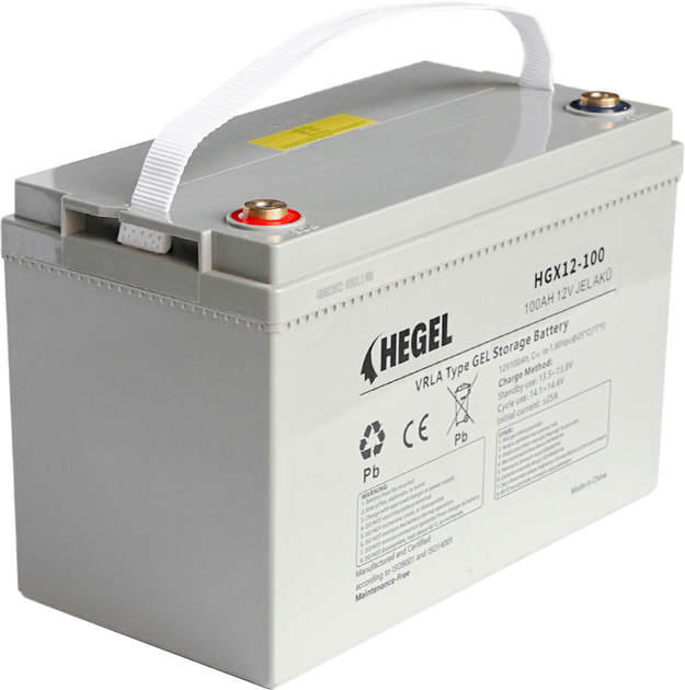 Аккумуляторная батарея Hegel 100-12 GEL 12V 100Ah (YT37525) - изображение 1